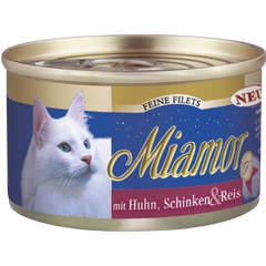 Miamor Feine Filets Huhn, Schinken & Reis 100 g