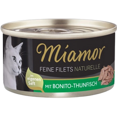 Miamor Feine Filets Naturelle Bonito-Thunfisch 80 g