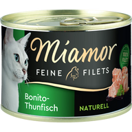 Miamor Feine Filets Naturelle Bonito-Thunfisch 156 g