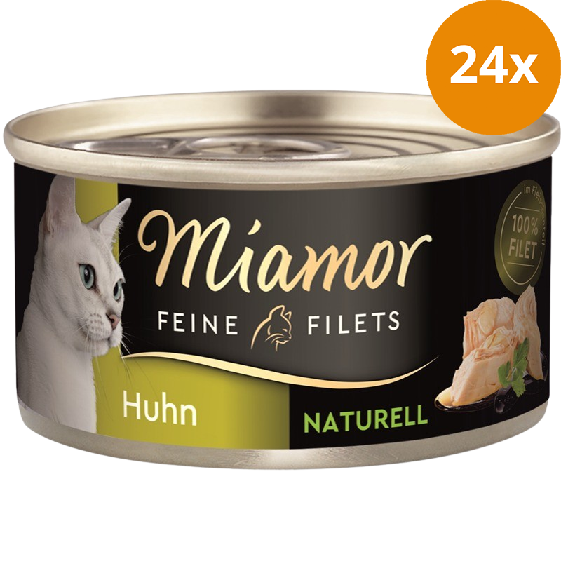 Miamor Feine Filets Naturelle Huhn pur 80 g
