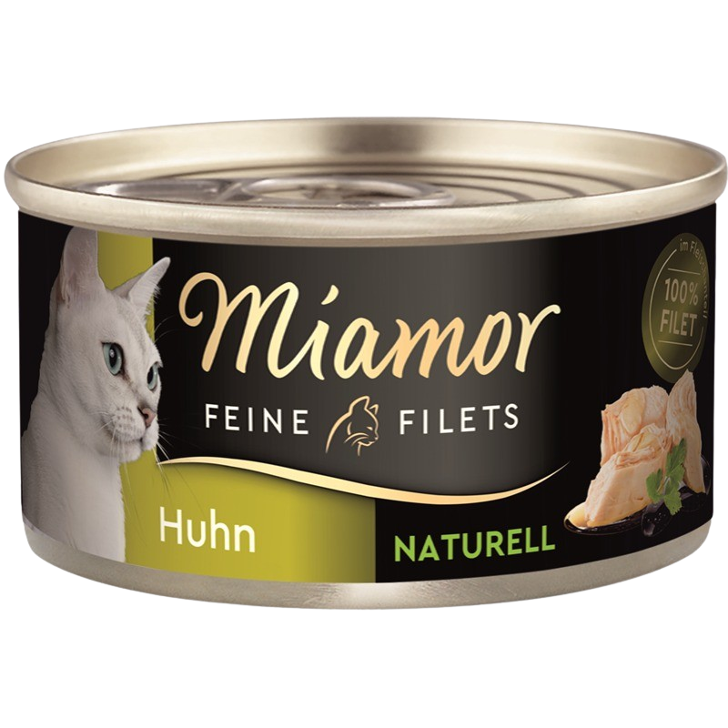 Miamor Feine Filets Naturelle Huhn pur 80 g