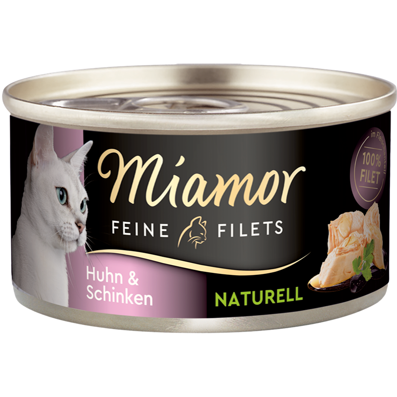 Miamor Feine Filets Naturelle Huhn & Schinken 80 g