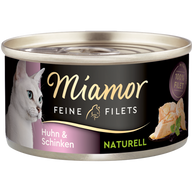 Miamor Feine Filets Naturelle Huhn & Schinken 80 g