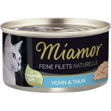 Miamor Feine Filets Naturelle Huhn & Thunfisch 80 g