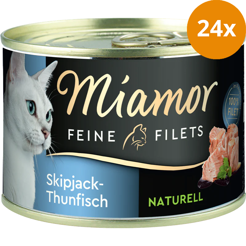 Miamor Feine Filets Naturelle Skipjack-Thunfisch 156 g
