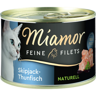 Miamor Feine Filets Naturelle Skipjack-Thunfisch 156 g