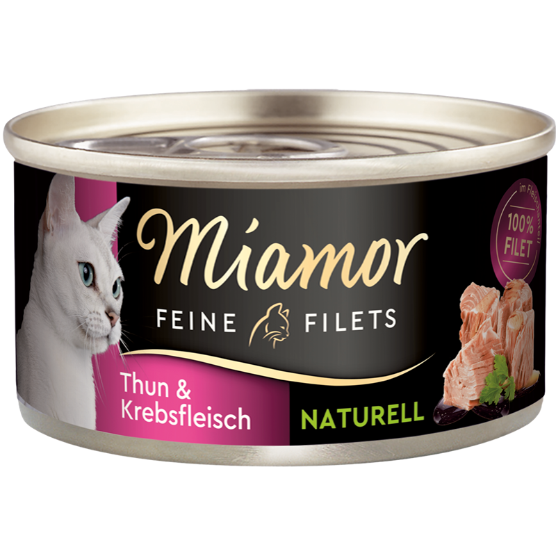 Miamor Feine Filets Naturelle Thunfisch & Krebs 80 g
