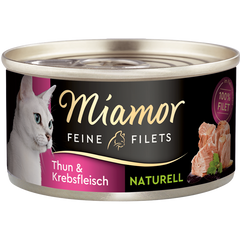 Miamor Feine Filets Naturelle Thunfisch & Krebs 80 g