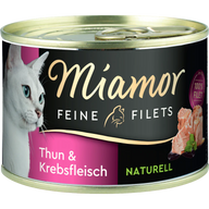 Miamor Feine Filets Naturelle Thunfisch & Krebsfleisch 156 g