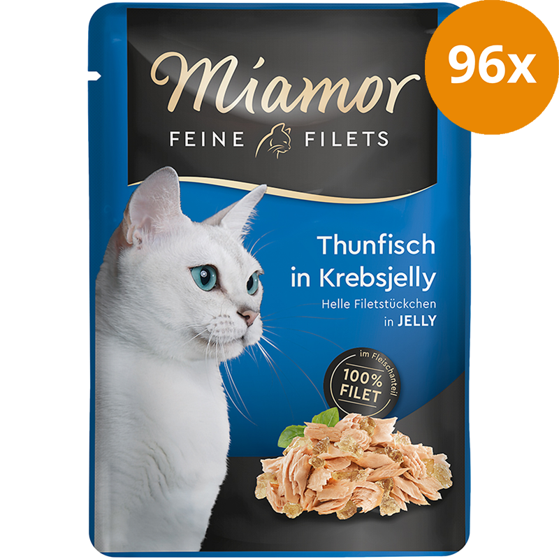 Miamor Feine Filets Thunfisch in Krebsjelly 100 g