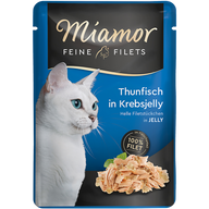 Miamor Feine Filets Thunfisch in Krebsjelly 100 g