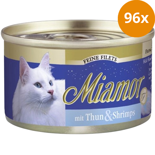 Miamor Feine Filets Thunfisch & Shrimps 100 g