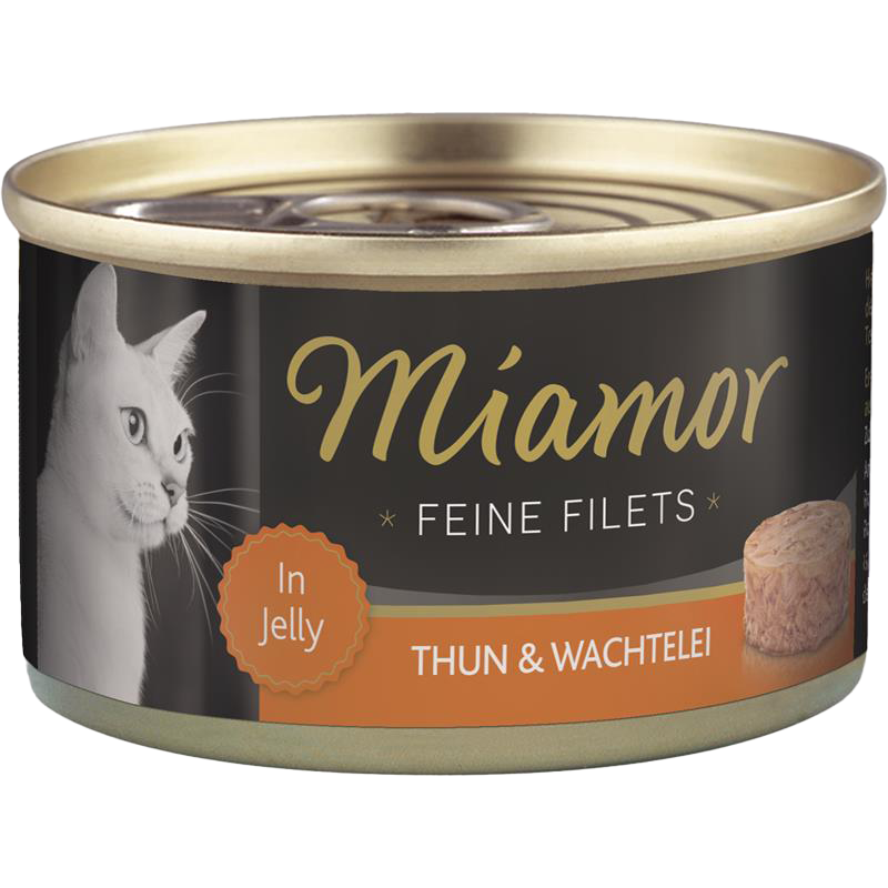 Miamor Feine Filets Thunfisch & Wachtelei 100 g