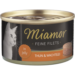 Miamor Feine Filets Thunfisch & Wachtelei 100 g