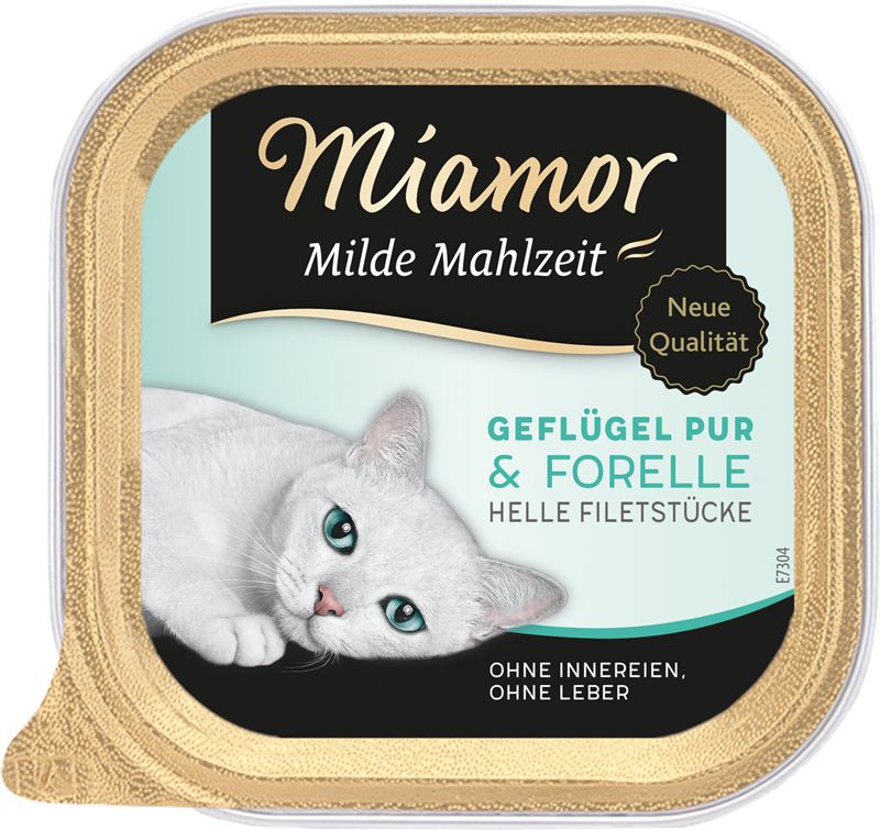 Miamor Milde Mahlzeit Geflügel & Forelle 100 g