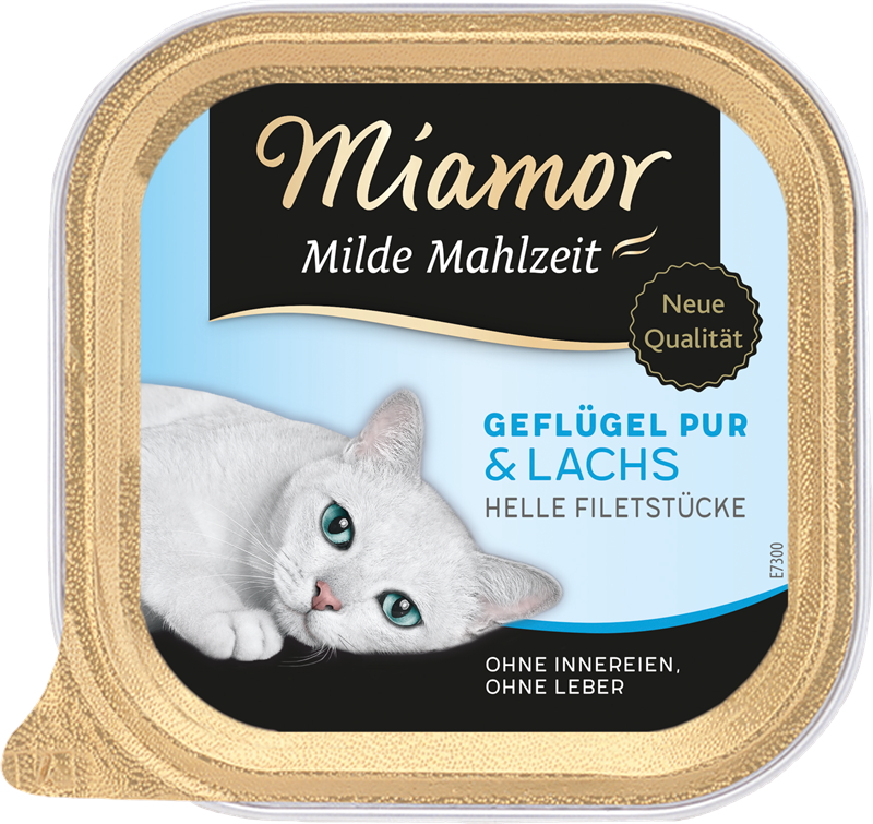 Miamor Milde Mahlzeit Geflügel & Lachs 100 g