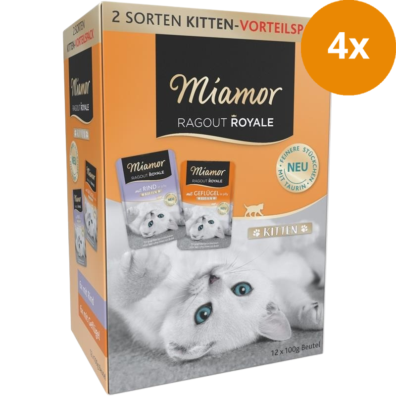Miamor Multipack Ragout Royale in Jelly für Kitten 1200 g