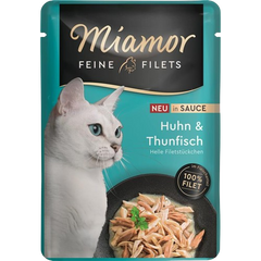 Miamor PB Feine Filets Huhn & Thunfisch in Sauce 100 g