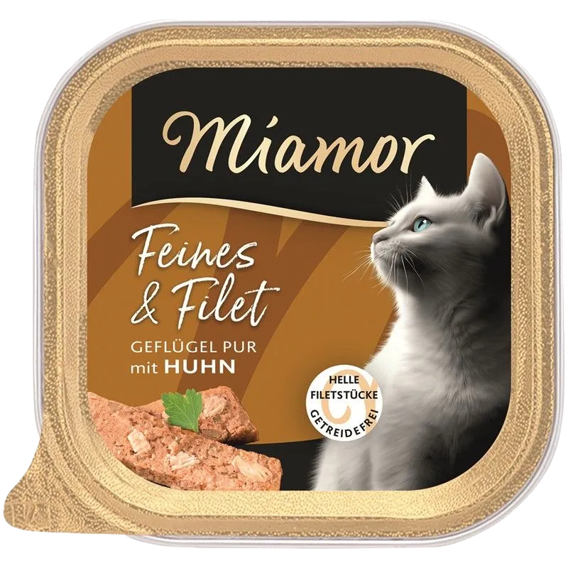 Miamor Schale Feines & Filet Geflügel Pur & Huhn