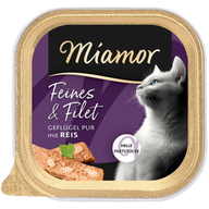 Miamor Schale Feines & Filet Geflügel Pur & Reis 100 g