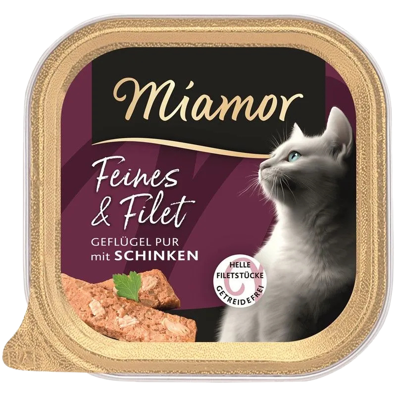 Miamor Schale Feines & Filet Geflügel Pur & Schinken