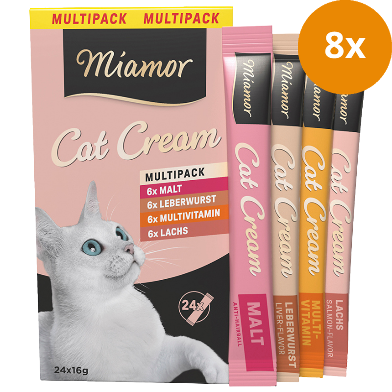 Miamor Snack Cream Vielfalt Multipack 24 x 16 g
