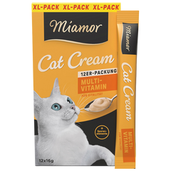 Miamor Snack Cream Multivitamin-Cream XL-Pack 12 x 16 g