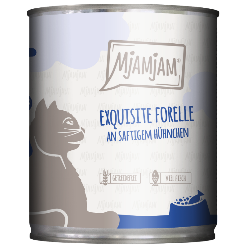 MjAMjAM Forelle an saftigem Hühnchen 800 g