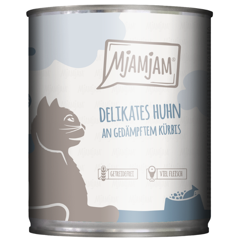 MjAMjAM delikates Huhn an gedämpftem Kürbis 800 g