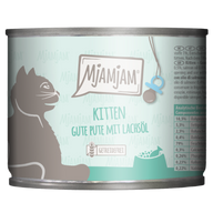 MjAMjAM Kitten gute Pute mit Lachsöl 200 g