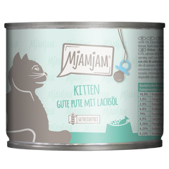 MjAMjAM Kitten gute Pute mit Lachsöl 200 g