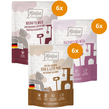 Mjamjam Quetschie 300 g - Mix Sparpaket