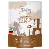 MjAMjAM Quetschie DUO Rind + Pute Kürbis 300 g