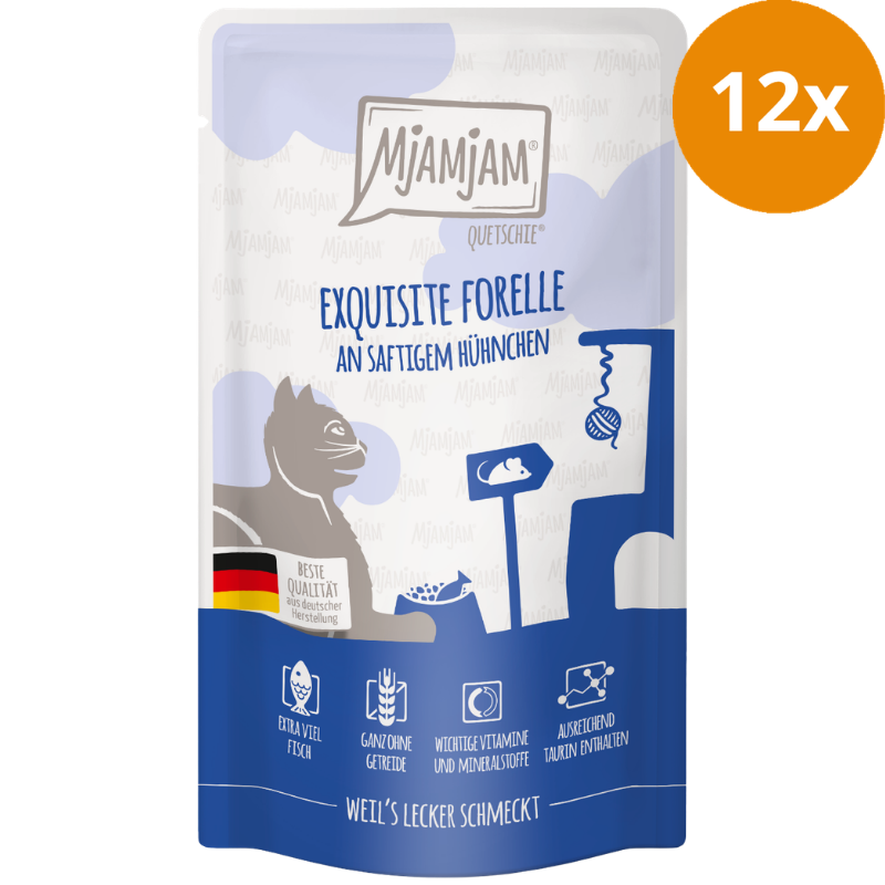 MjAMjAM Quetschie Forelle an Hühnchen 125 g