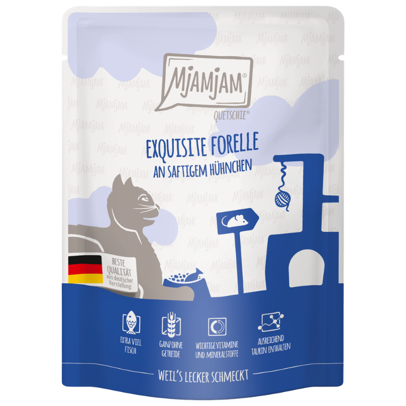 MjAMjAM Quetschie Forelle an Hühnchen 300 g