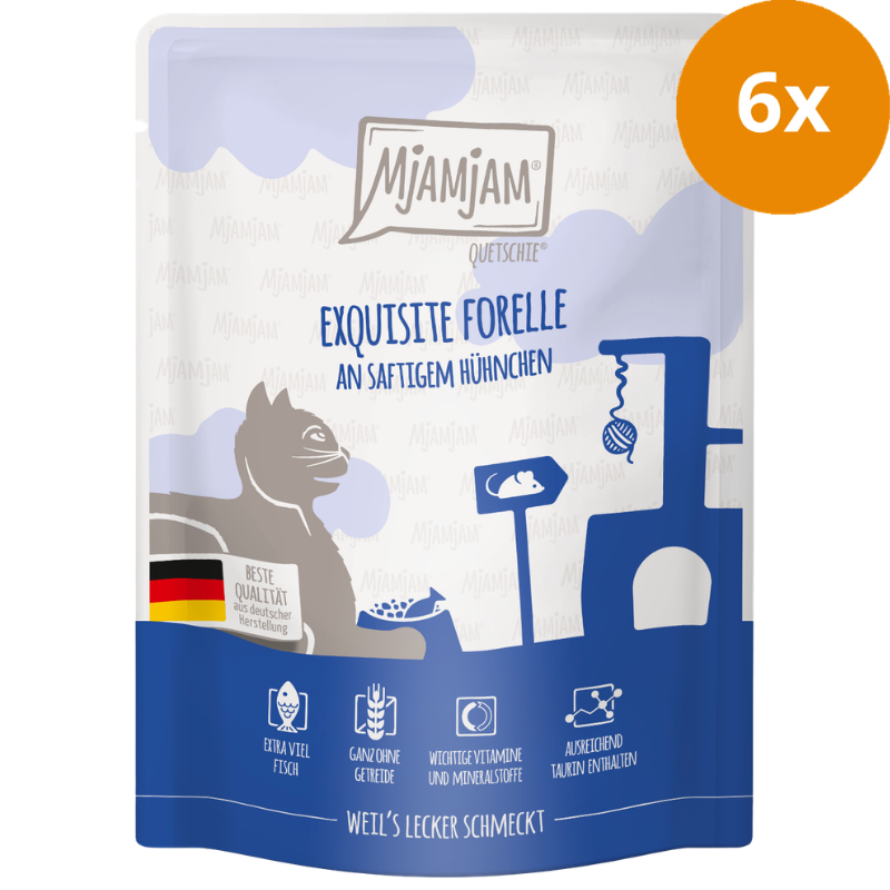 MjAMjAM Quetschie Forelle an Hühnchen 300 g