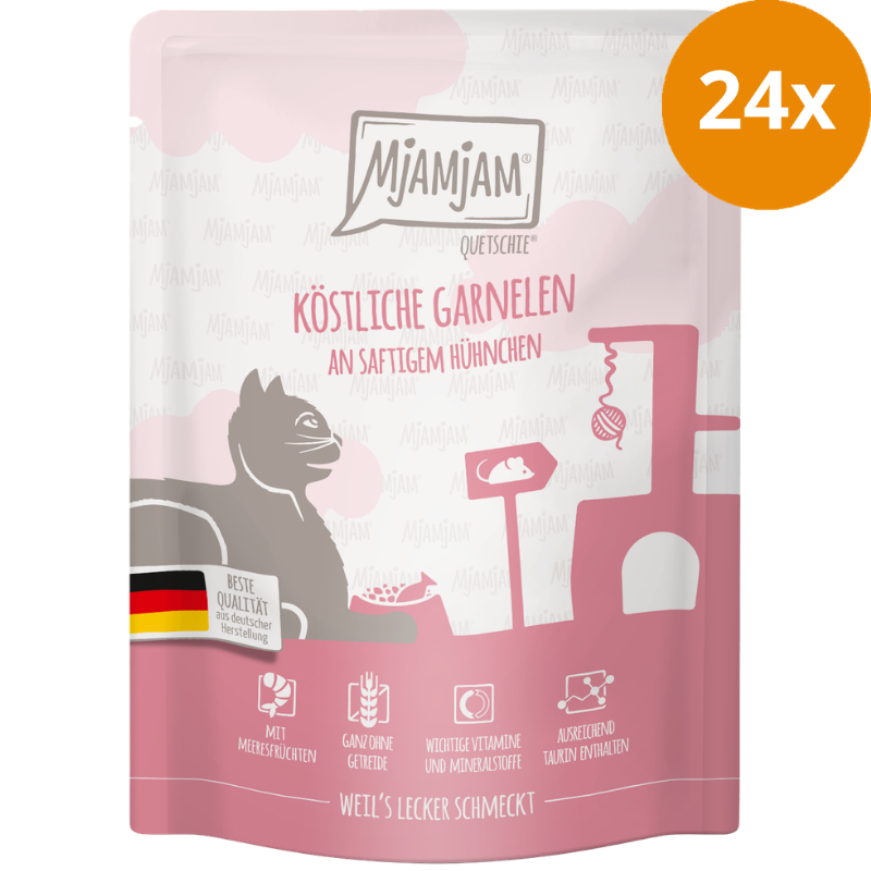 MjAMjAM Quetschie Garnelen an Hühnchen 300 g