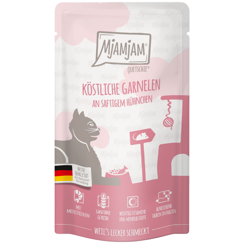 MjAMjAM Quetschie Garnelen an Hühnchen 125 g