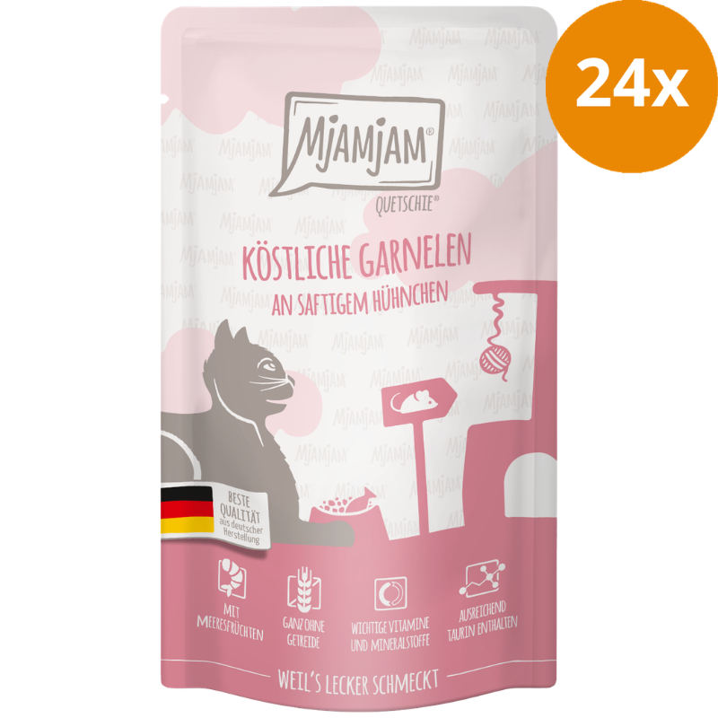 MjAMjAM Quetschie Garnelen an Hühnchen 125 g