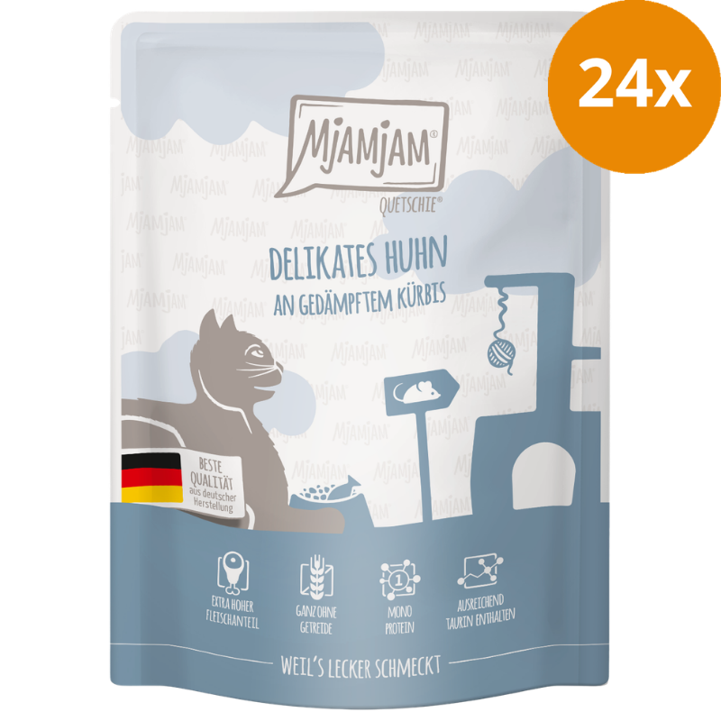MjAMjAM Quetschie Huhn + Kürbis 300 g