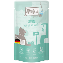 MjAMjAM Quetschie Kitten Pute mit Lachsöl 125 g