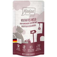 MjAMjAM Quetschie Wild + Kaninchen 125 g
