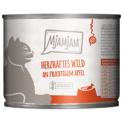 MjAMjAM herzhaftes Wild an fruchtigem Apfel 200 g