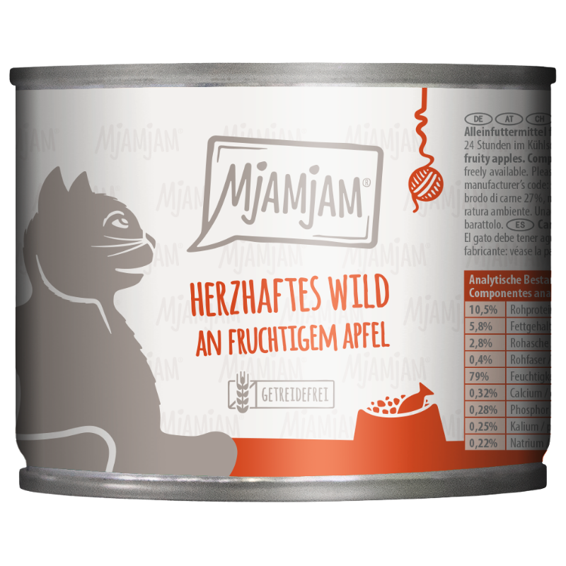 MjAMjAM herzhaftes Wild an fruchtigem Apfel 200 g