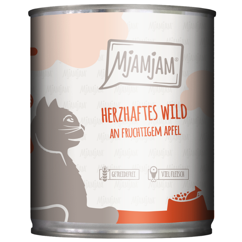 MjAMjAM herzhaftes Wild an fruchtigem Apfel 800 g