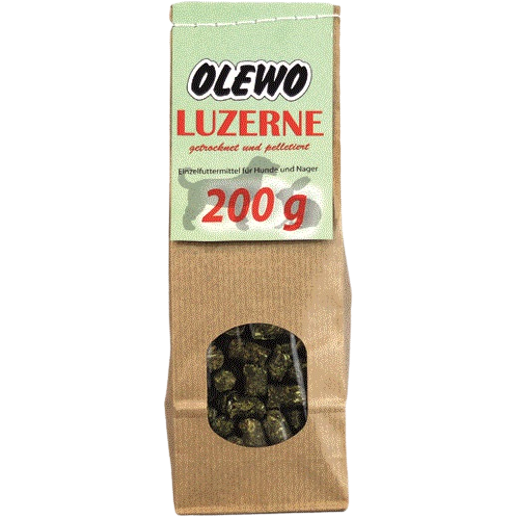 OLEWO Luzerne-Pellets für Hunde und Nager