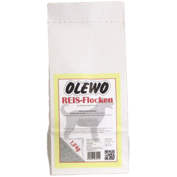 OLEWO Reis-Flocken für Hunde