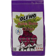 OLEWO Rote Bete-Granulat-Chips für Hund, Pferd & Nager