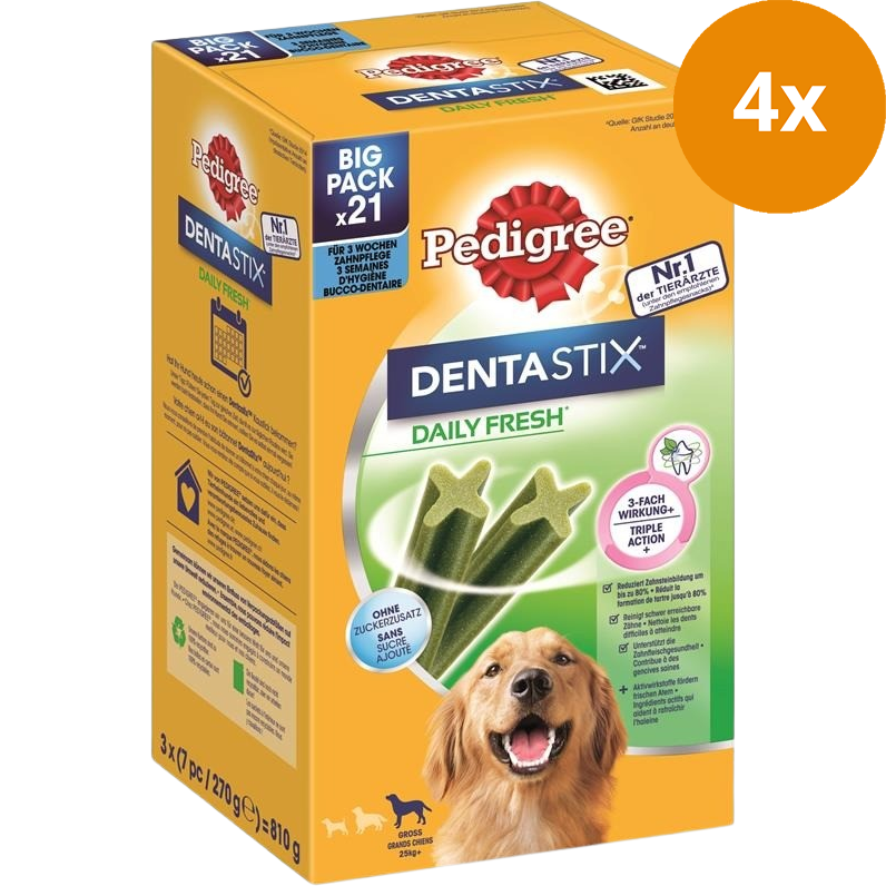 Pedigree Dentastix Daily Fresh für große Hunde 810 g