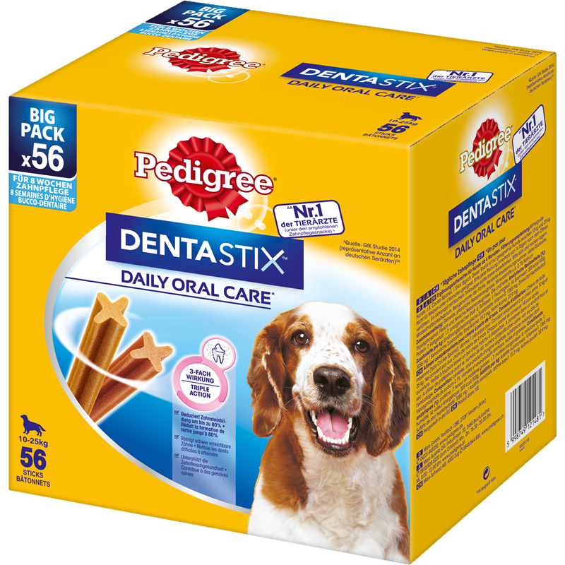 Pedigree Dentastix für mittelgroße Hunde 1440 g